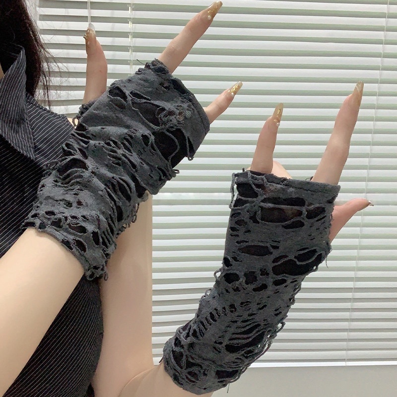Women Fashion Gloves - أكمام واقية من الشمس قصيرة بدون