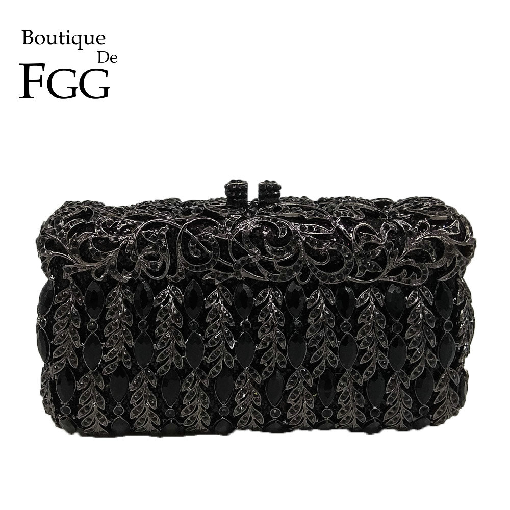 Women'S Fashion Boutique - Boutique De FGG أنيقة سوداء كريستال