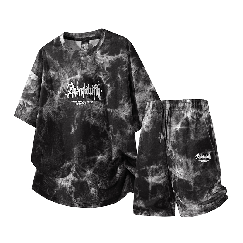 Tie Dye Two Piece - طقم رياضي رجالي بتصميم تاي داي