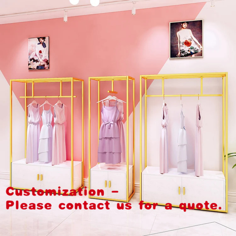 Women'S Fashion Boutique - رفوف عرض معدنية مخصصة لمتاجر الملابس