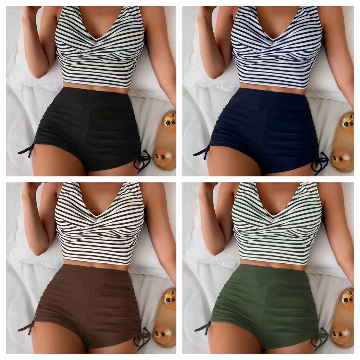 ملابس سباحة نسائية: بيكيني بقط - مراجعة Crop Top Women وسعره