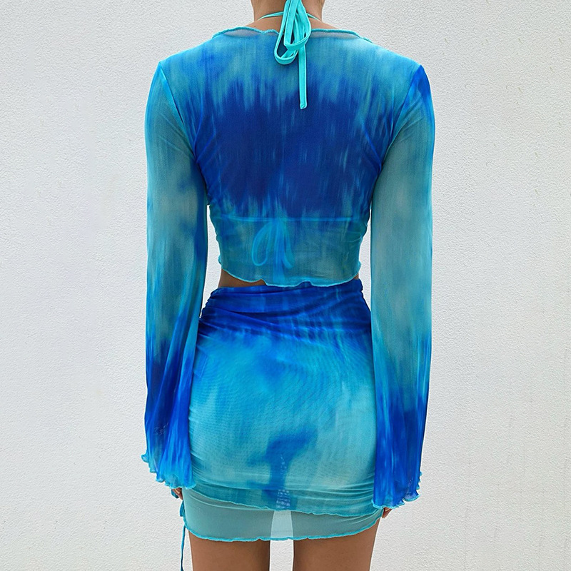 Nsangu مثير قطعتين مجموعة الأز - مراجعة Tie Dye Two Piece وسعره