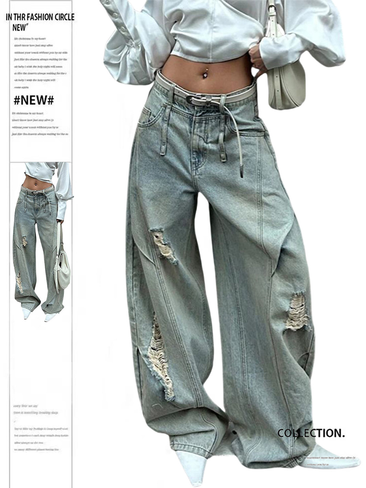 سراويل جينز ممزقة للسيدات لخري - مراجعة Mom Jeans Women وسعره