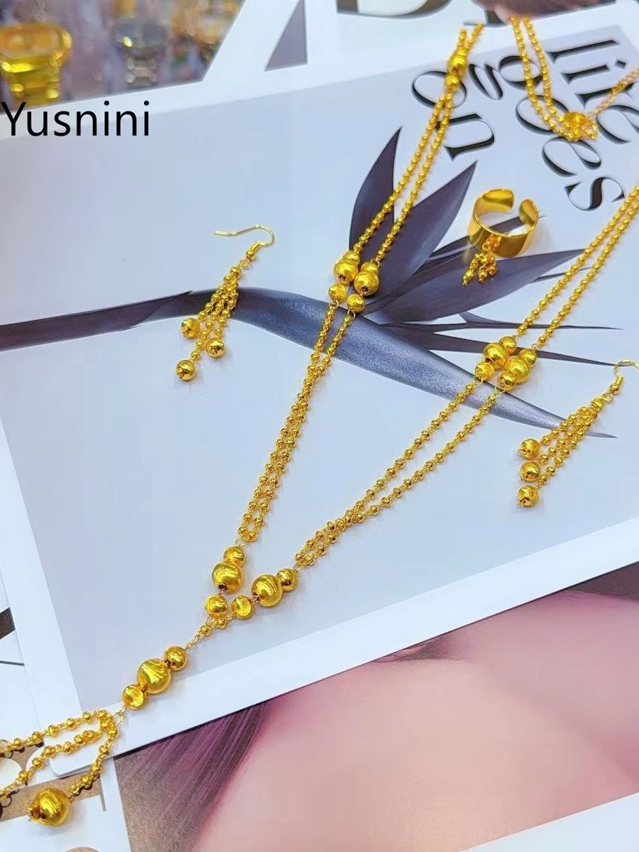 طقم مجوهرات جديد وعصري عالي ال - مراجعة Women'S Fashion Rings Gold وسعره