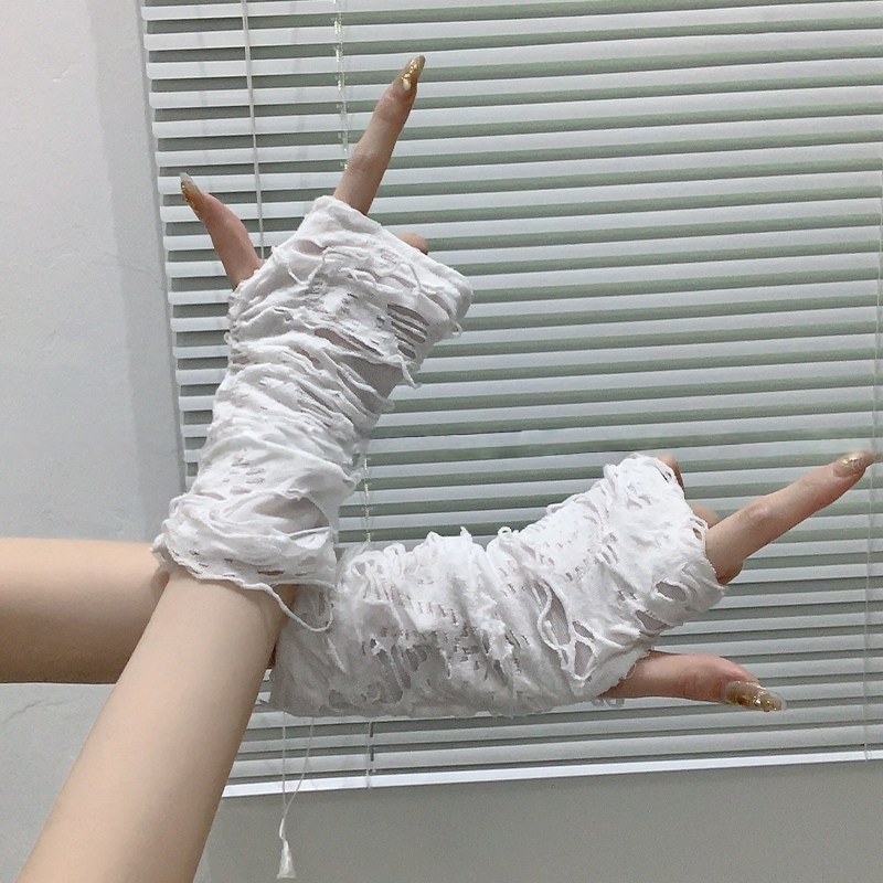 أكمام واقية من الشمس قصيرة بدو - مراجعة Women Fashion Gloves وسعره