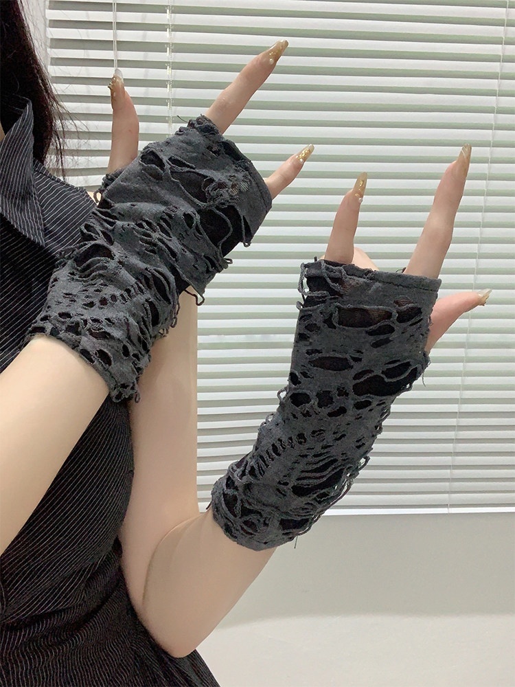 أكمام واقية من الشمس قصيرة بدو - مراجعة Women Fashion Gloves وسعره