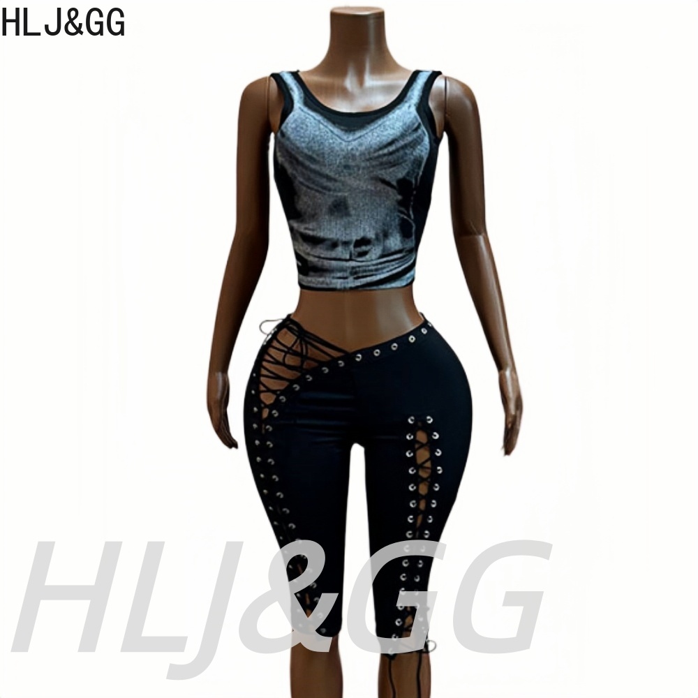 HLJ&GG تريند Y2K طقم توب بدون  - مراجعة Tie Dye Two Piece وسعره