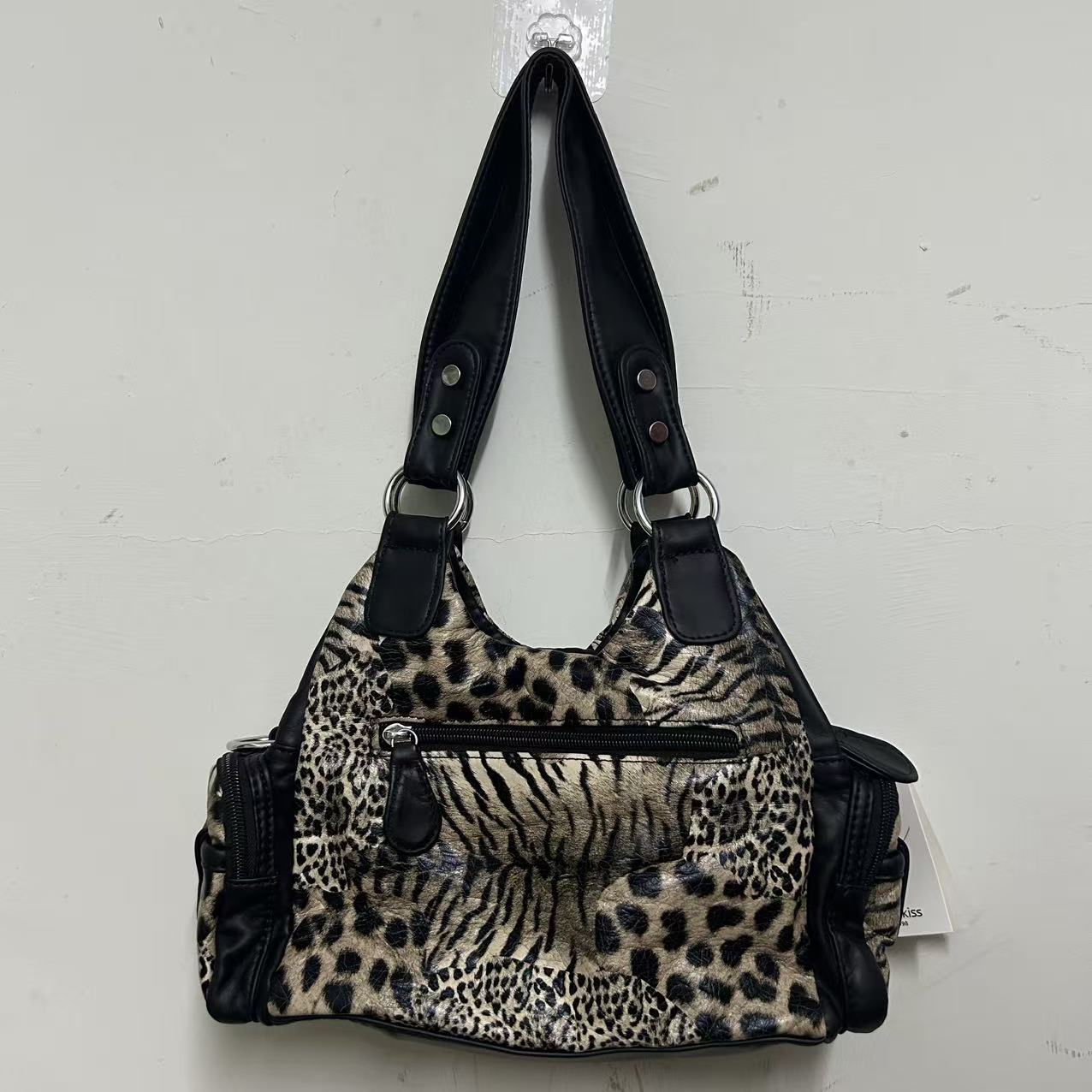 حقيبة كتف أنجل كيس بنقشة الفهد - مراجعة Women'S Fashion Early 2000S وسعره