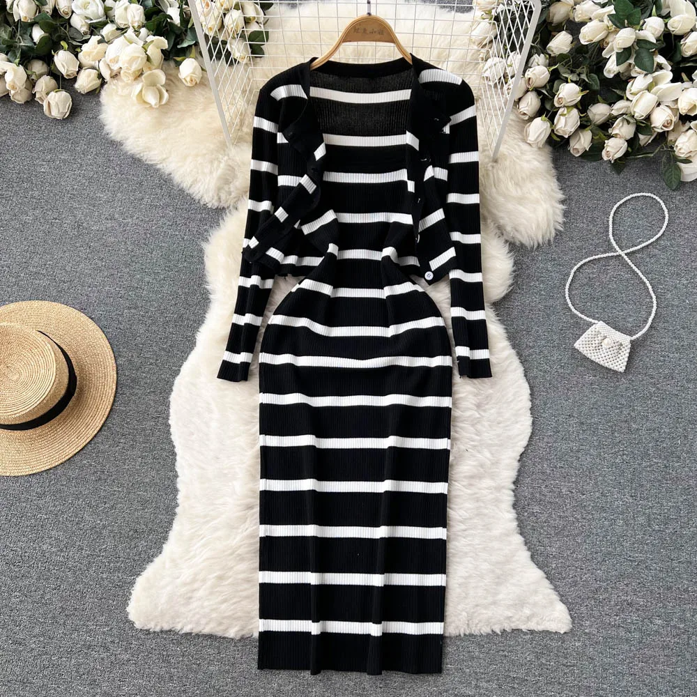 الكورية الحلو ضرب اللون المرقع - مراجعة Longline Cardigan Knit وسعره