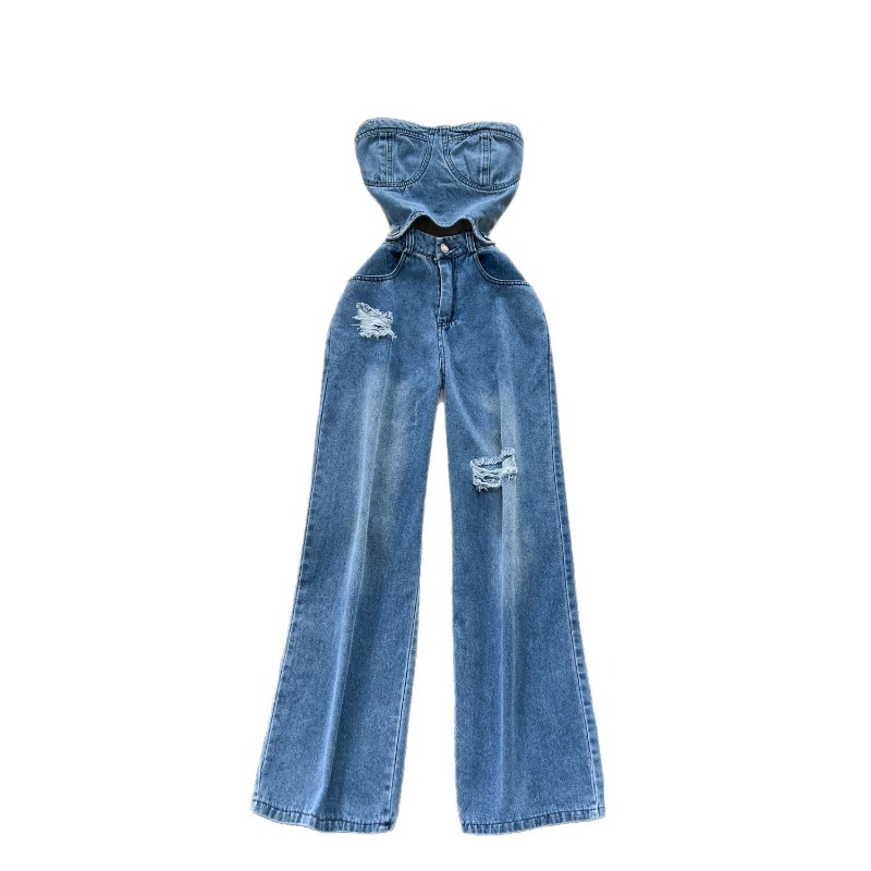 أفرولات جينز نسائية قطعة واحدة - مراجعة Mom Jeans Women وسعره