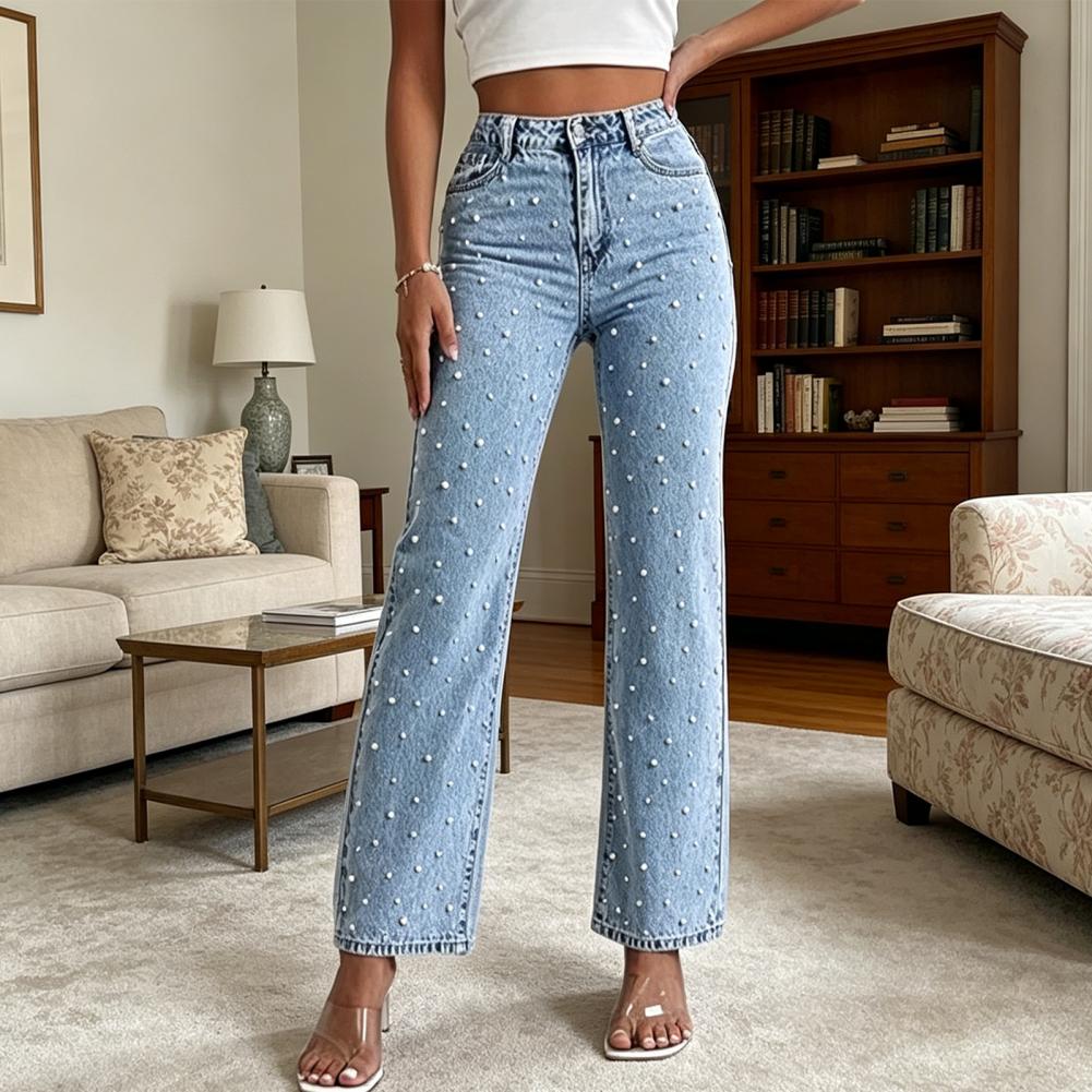 بنطلون جينز نسائي كوركور بخصر  - مراجعة Mom Jeans Women وسعره