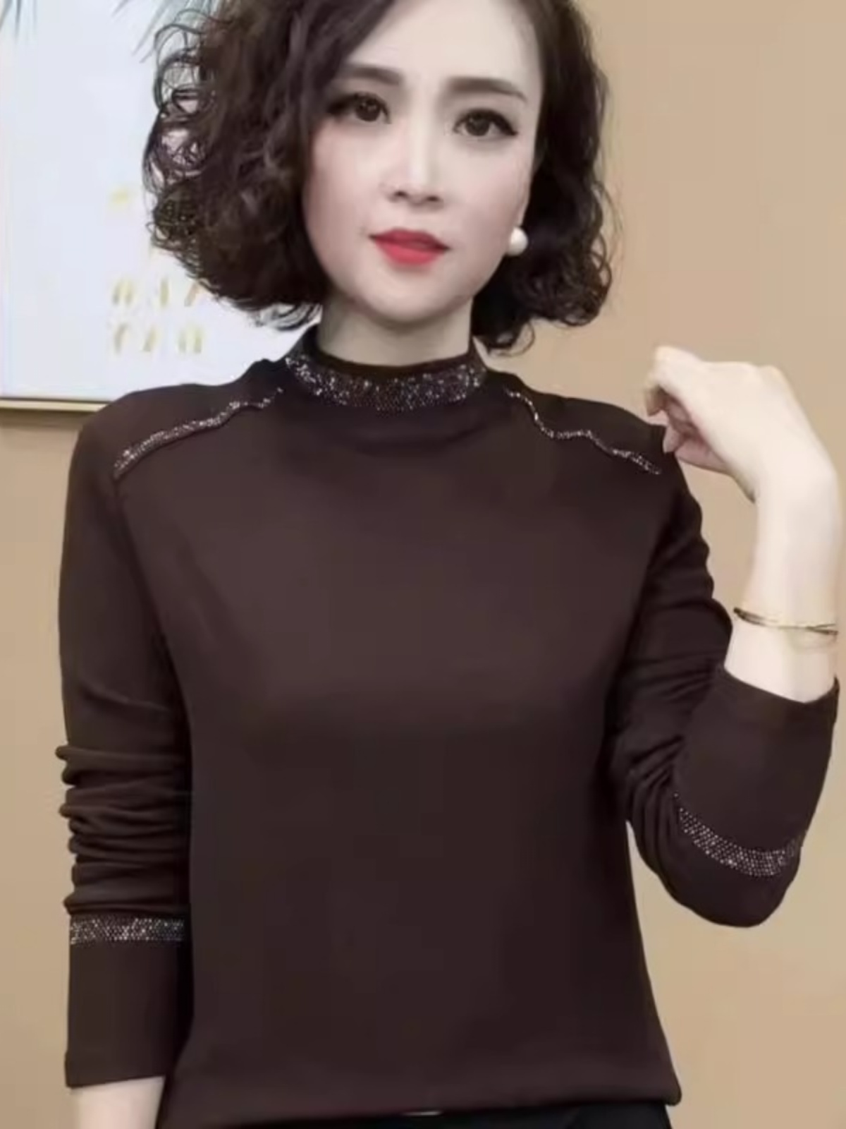 قميص نسائي أنيق بأكمام طويلة و - مراجعة Women Fashion Over 40 وسعره