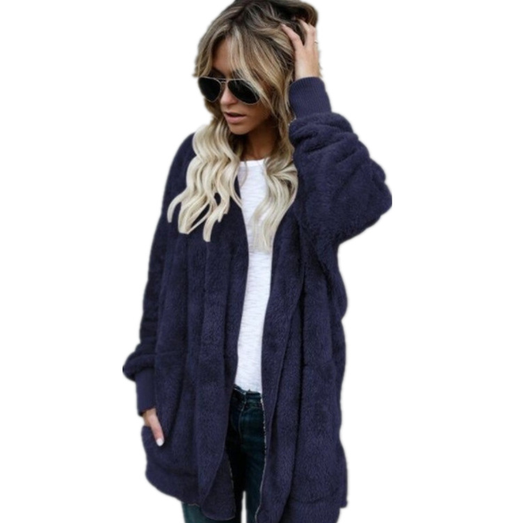 معطف فرو صناعي دافئ من القطيفة - مراجعة Sherpa Coat Women وسعره