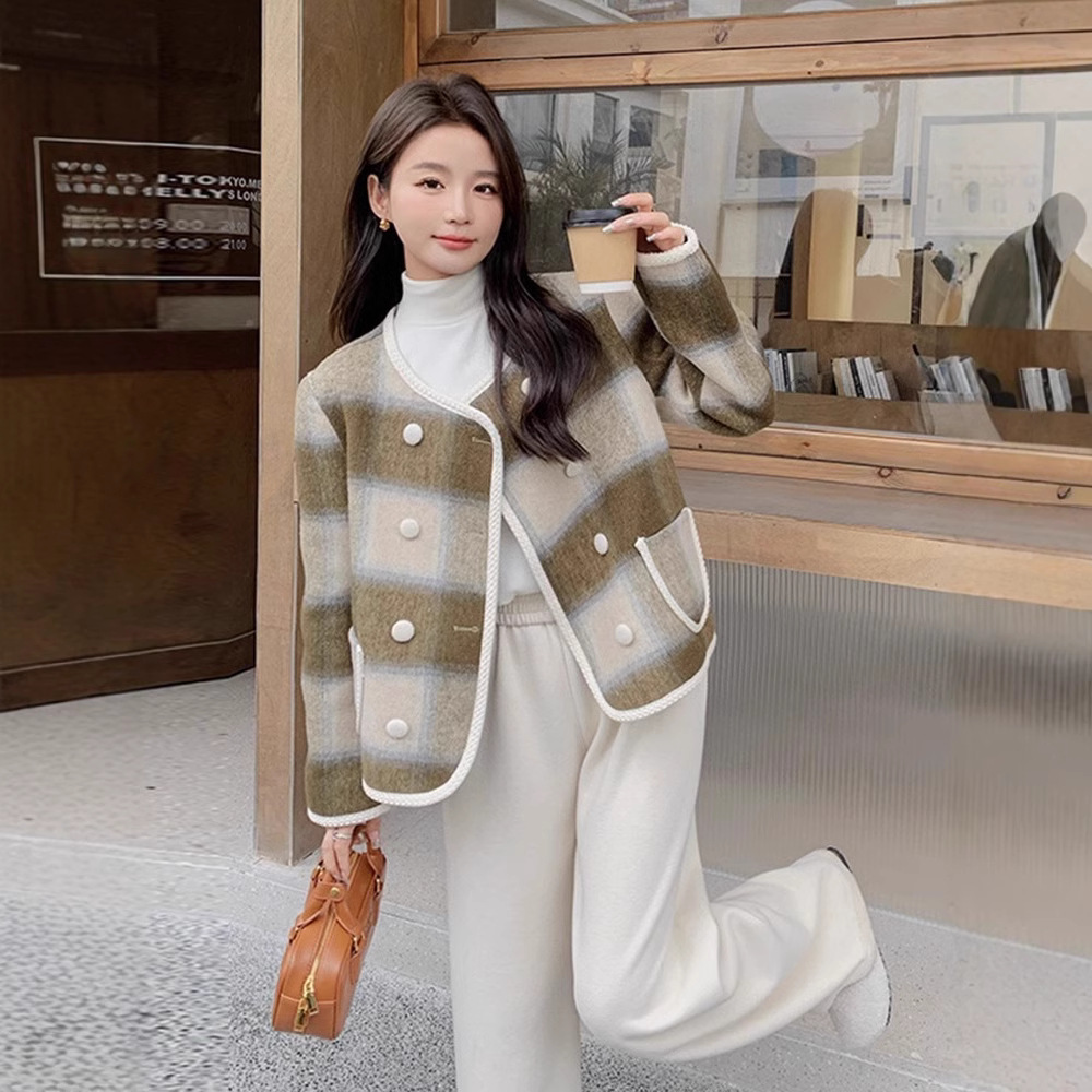 جاكيت تويد أزرق للنساء مبطن با - مراجعة Sherpa Coat Women وسعره