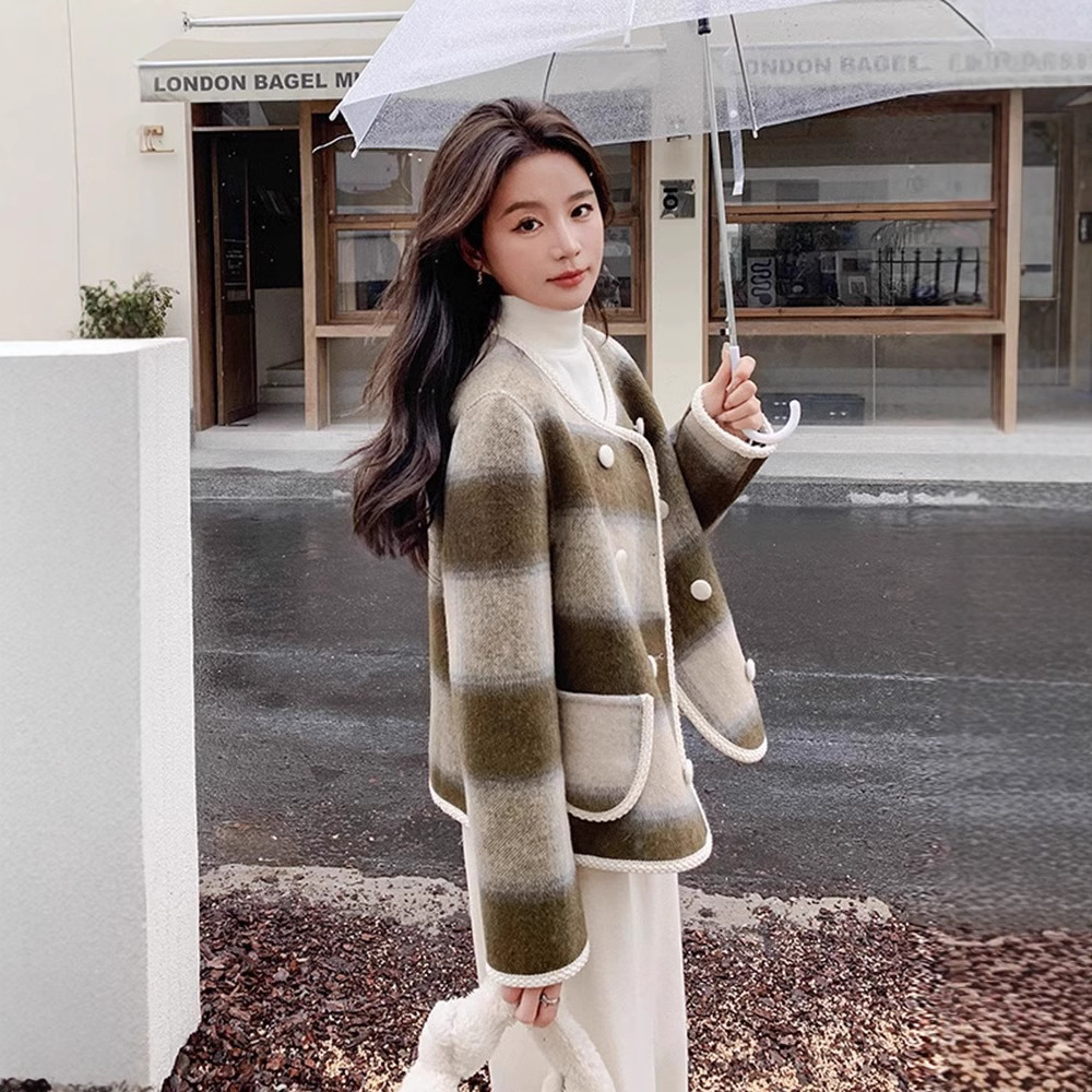 جاكيت تويد أزرق للنساء مبطن با - مراجعة Sherpa Coat Women وسعره