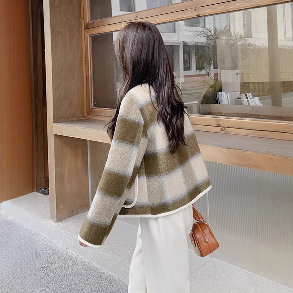 جاكيت تويد أزرق للنساء مبطن با - مراجعة Sherpa Coat Women وسعره