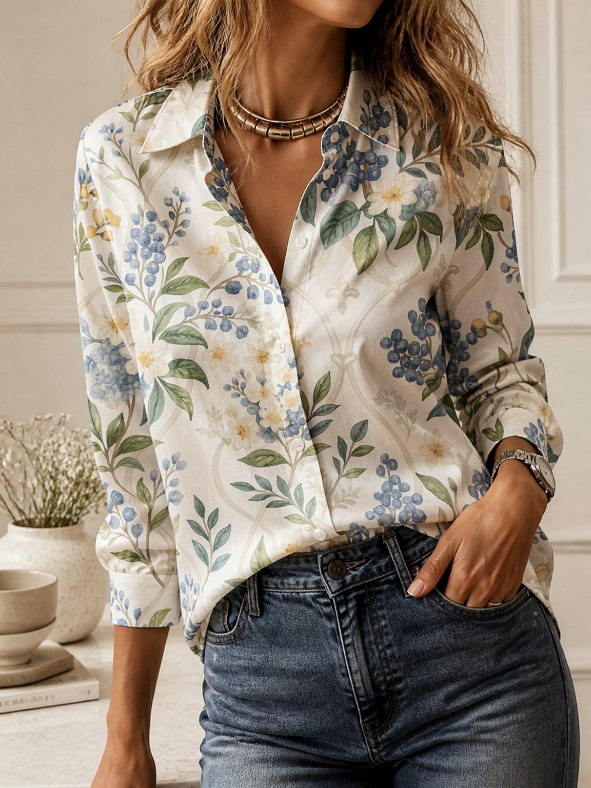 بلوزة كاجوال متعددة الاستخداما - مراجعة Women'S Fashion Trends وسعره