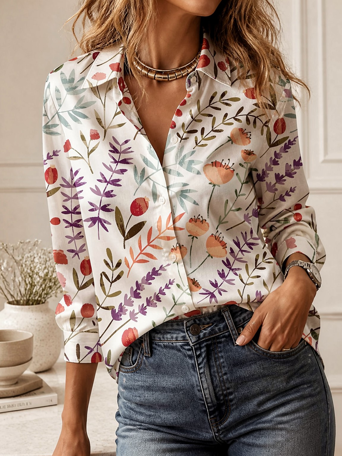 بلوزة كاجوال متعددة الاستخداما - مراجعة Women'S Fashion Trends وسعره