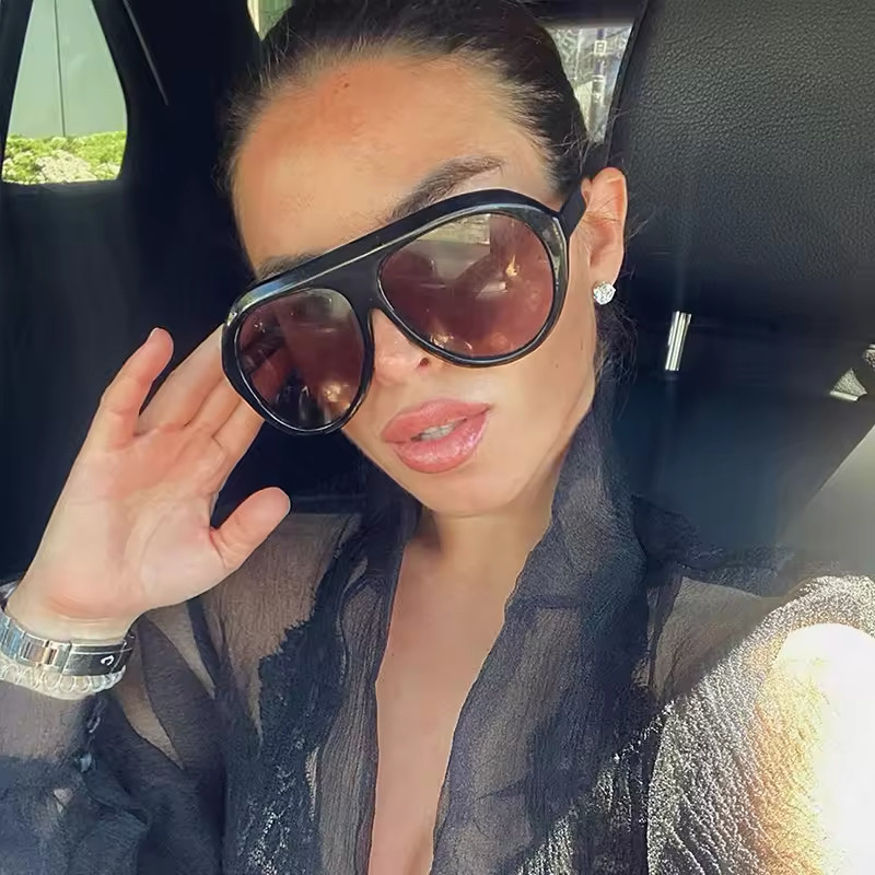 نظارات شمسية كبيرة الحجم للنسا - مراجعة Women'S Fashion Eyeglasses وسعره