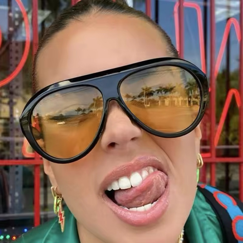 نظارات شمسية كبيرة الحجم للنسا - مراجعة Women'S Fashion Eyeglasses وسعره