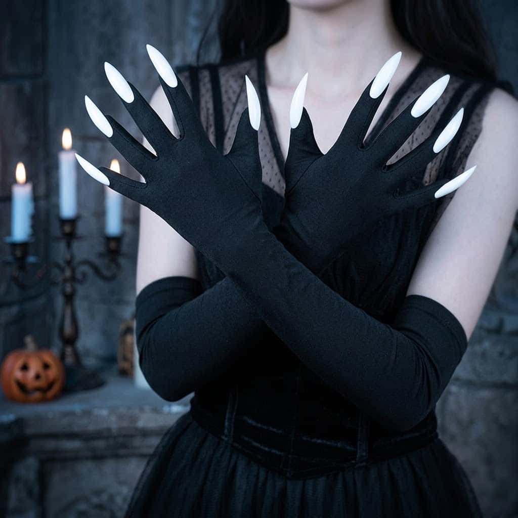 أكمام يد طويلة على طراز ي2ك قو - مراجعة Women Fashion Gloves وسعره