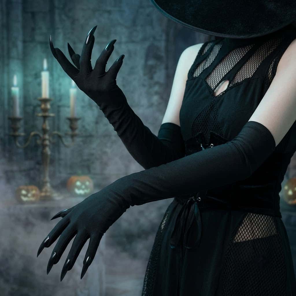 أكمام يد طويلة على طراز ي2ك قو - مراجعة Women Fashion Gloves وسعره