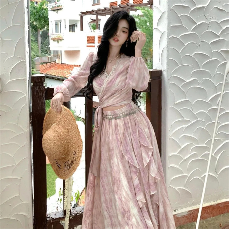 2025 جديد سوبر الجنية التعادل  - مراجعة Tie Dye Two Piece وسعره