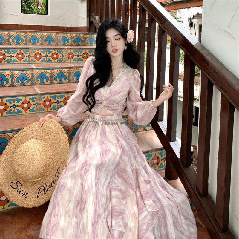 2025 جديد سوبر الجنية التعادل  - مراجعة Tie Dye Two Piece وسعره