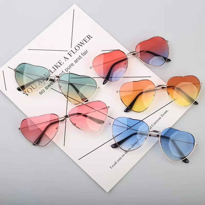نظارات شمسية معدنية على شكل قل - مراجعة Women Fashion Glasses وسعره