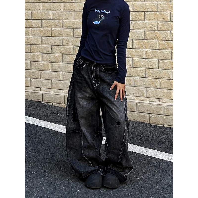 ZHIZOU النساء المسترجلة الظلام - مراجعة Mom Jeans Women وسعره
