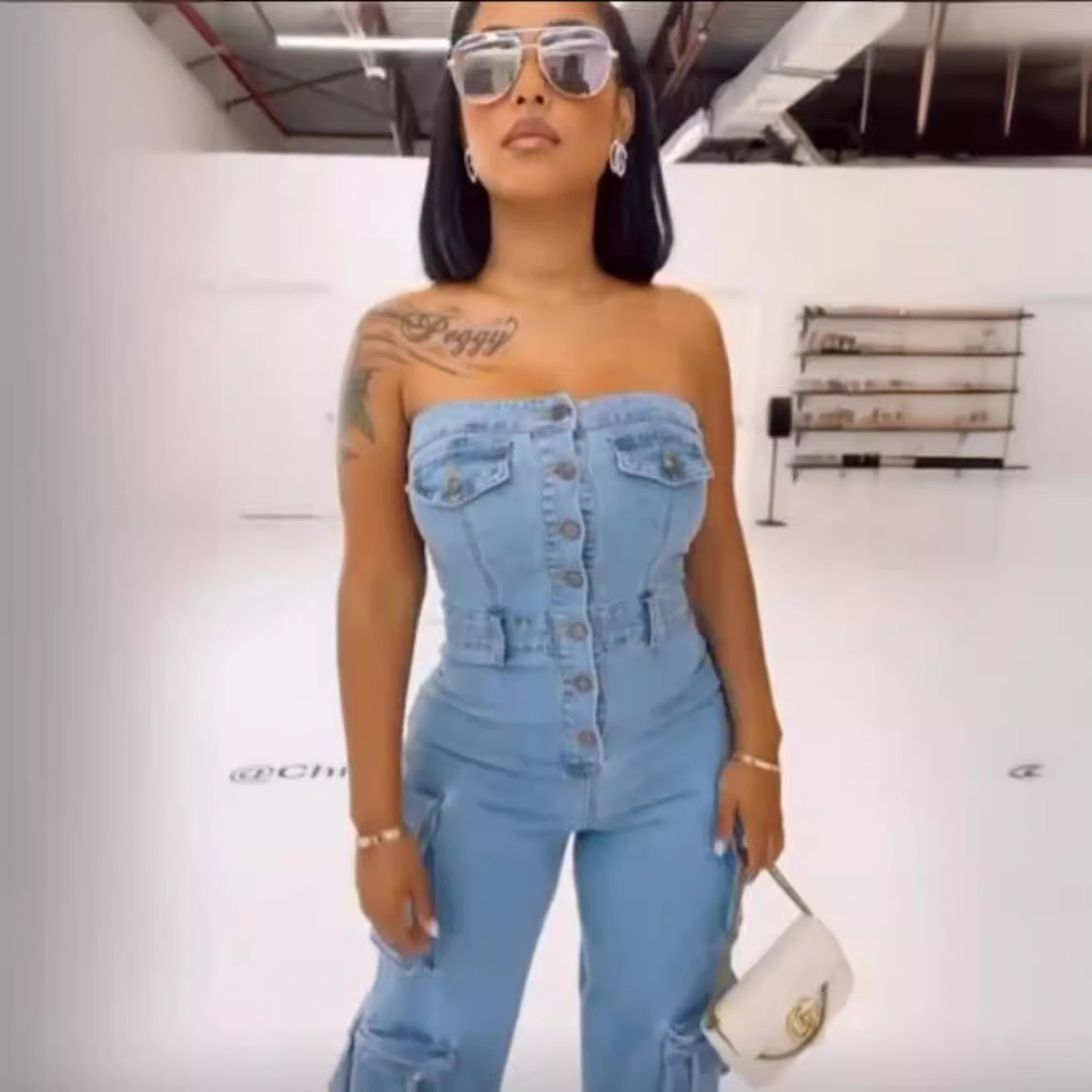 جمبسوت حريمي بدون حمالات قطعة  - مراجعة Mom Jeans Women وسعره