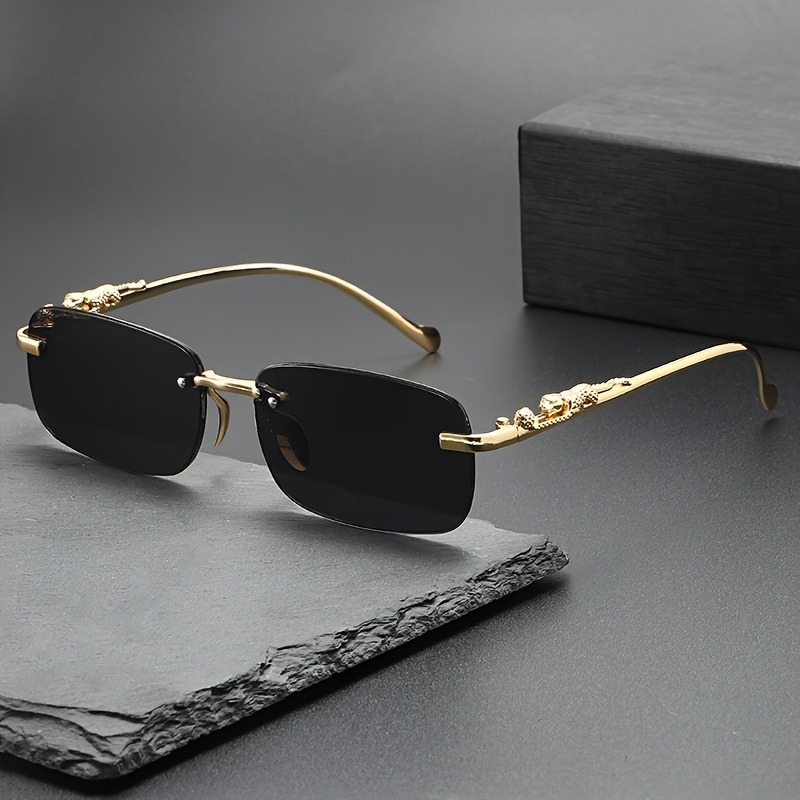 نظارات شمسية معدنية بدون إطار  - مراجعة Women Fashion Glasses وسعره