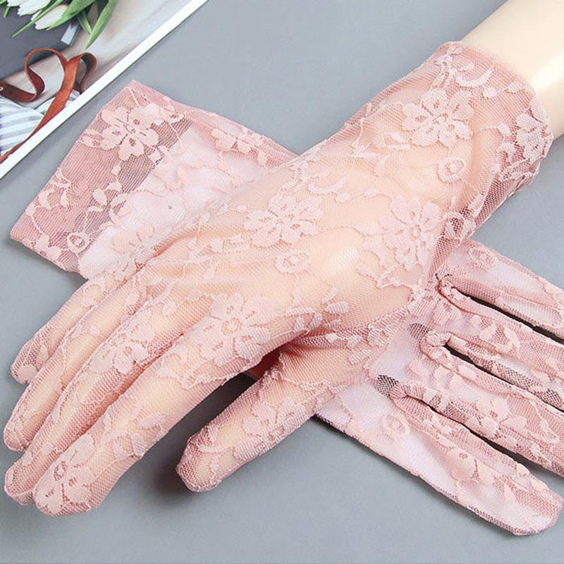 قفازات نسائية صيفية قصيرة من ا - مراجعة Women Fashion Gloves وسعره