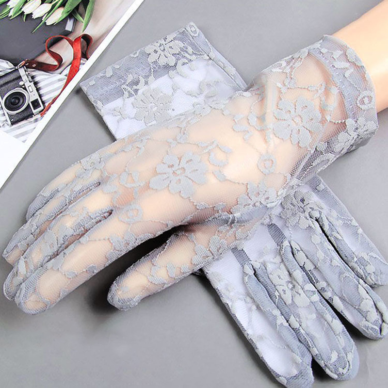 قفازات نسائية صيفية قصيرة من ا - مراجعة Women Fashion Gloves وسعره