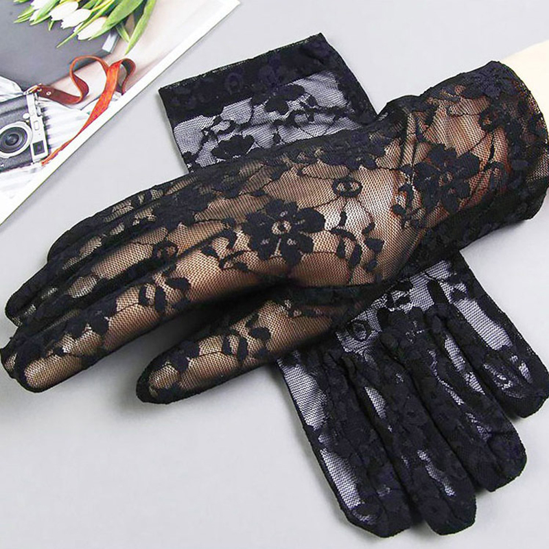 قفازات نسائية صيفية قصيرة من ا - مراجعة Women Fashion Gloves وسعره