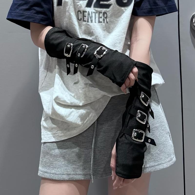 Y2K القوطية الشرير أصابع قفازا - مراجعة Women Fashion Gloves وسعره