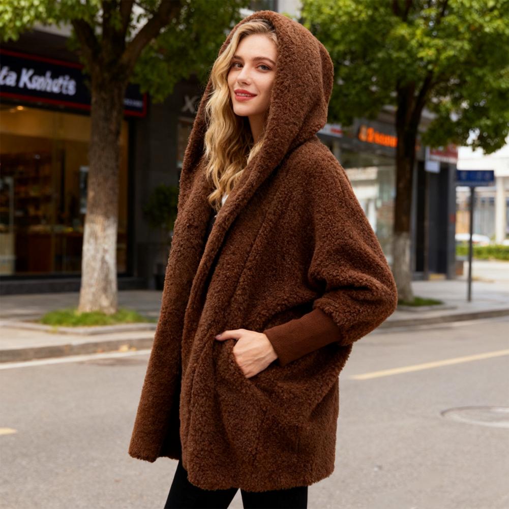 معطف نسائي من البوليستر، سترة  - مراجعة Sherpa Coat Women وسعره