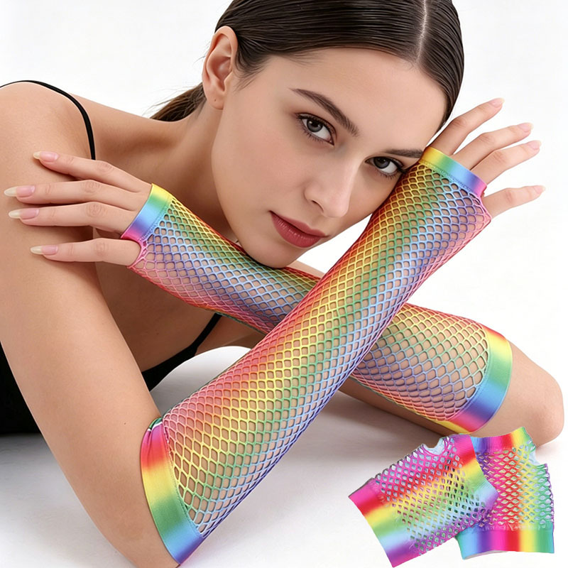 زوج واحد من قفازات الشبك الطوي - مراجعة Women Fashion Gloves وسعره
