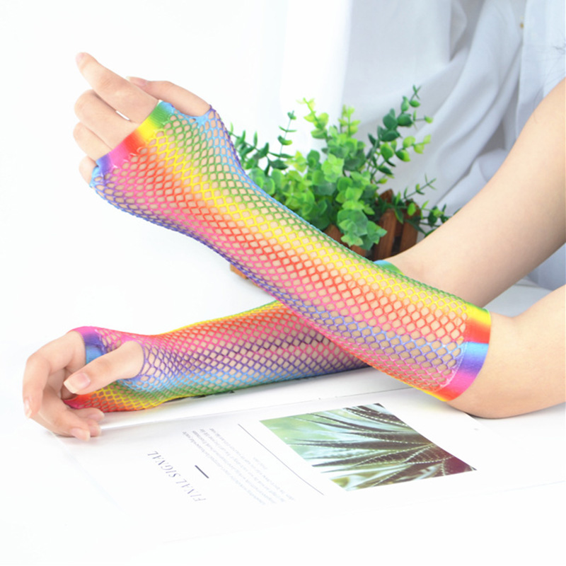زوج واحد من قفازات الشبك الطوي - مراجعة Women Fashion Gloves وسعره