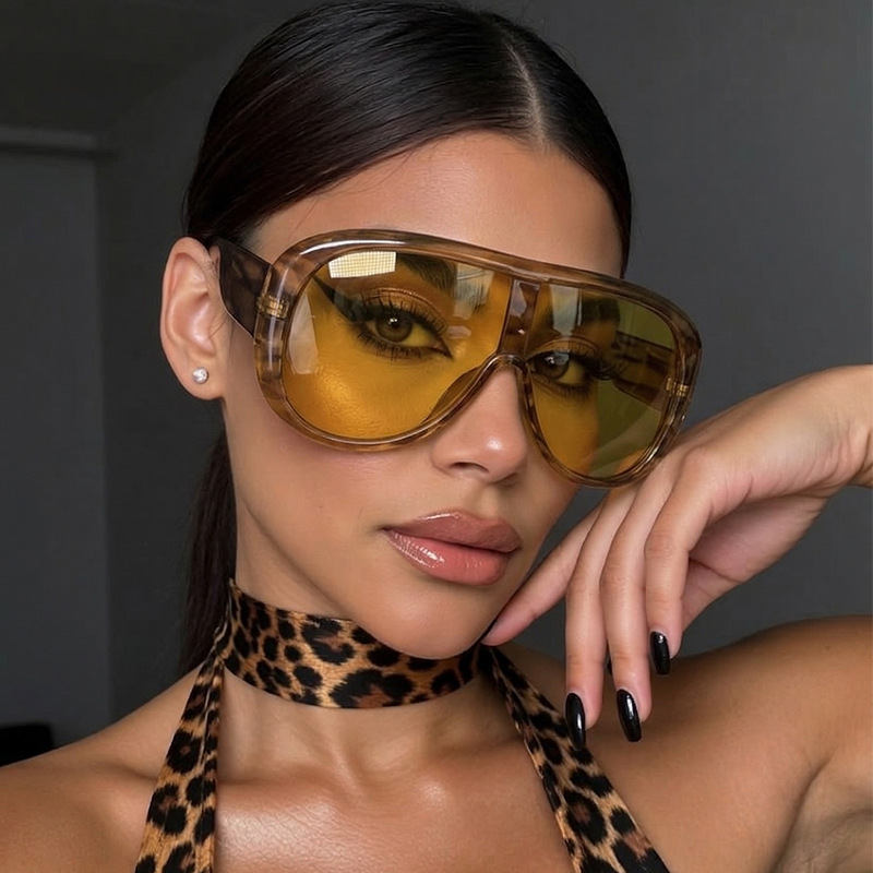 نظارات شمسية كبيرة الحجم بتصمي - مراجعة Women'S Fashion Eyeglasses وسعره
