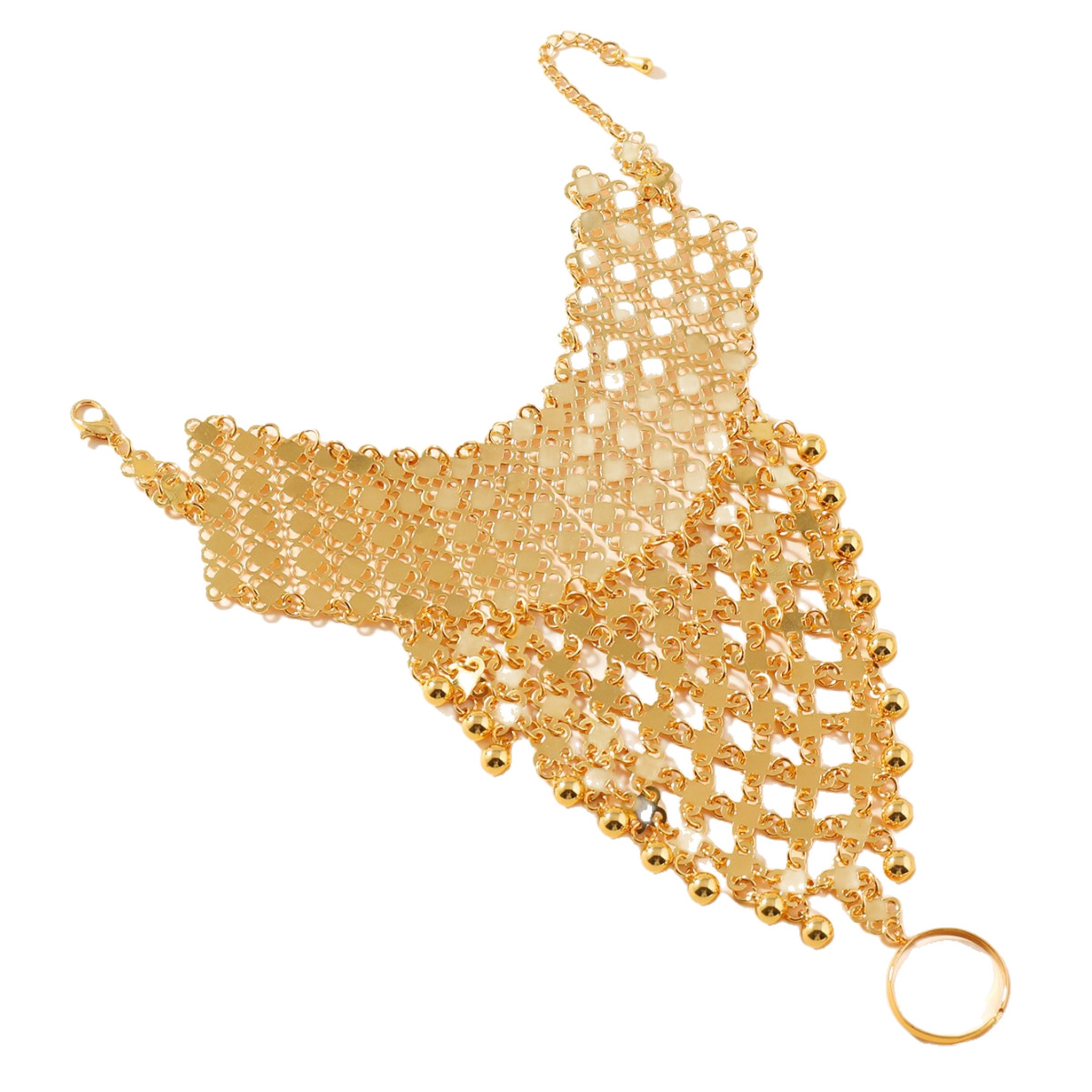 طقم مجوهرات دبي الجديد والعصري - مراجعة Women'S Fashion Rings Gold وسعره