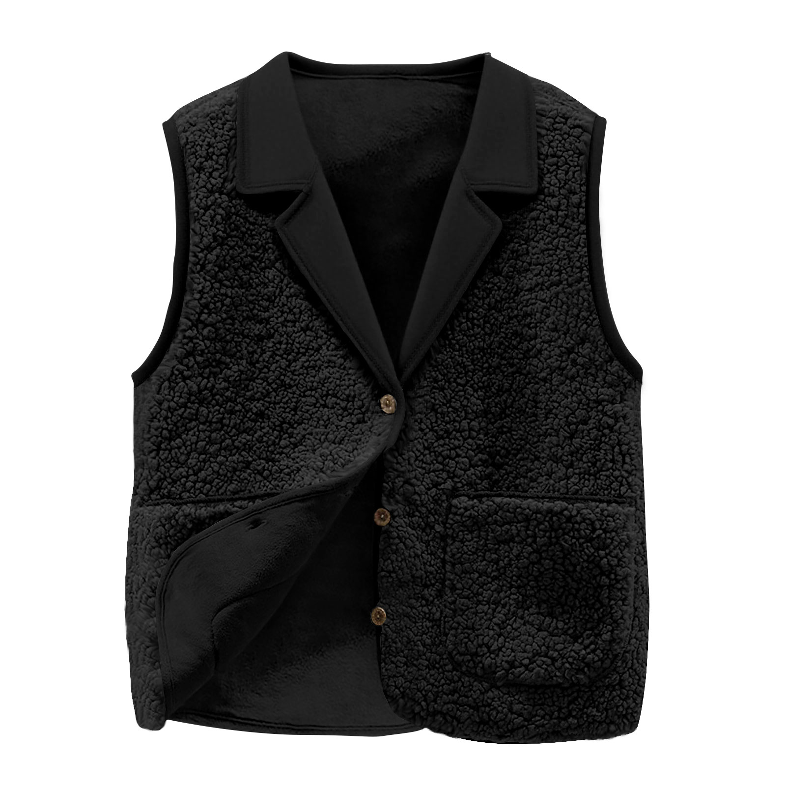 سترة نسائية من صوف شيربا، ياقة - مراجعة Sherpa Coat Women وسعره