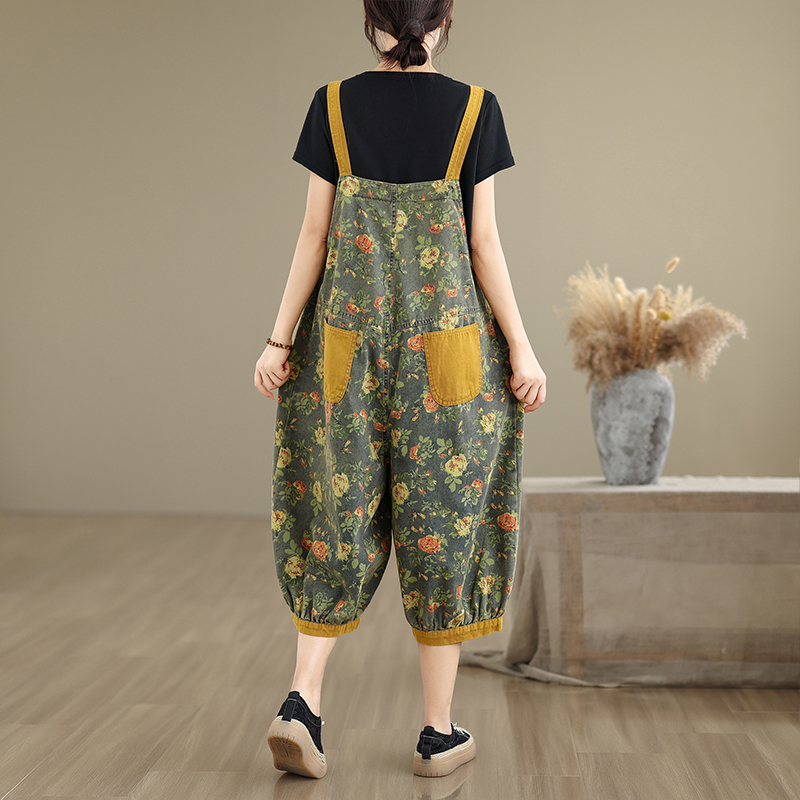 موضة طباعة الأزهار Y2K الدنيم  - مراجعة Mom Jeans Women وسعره