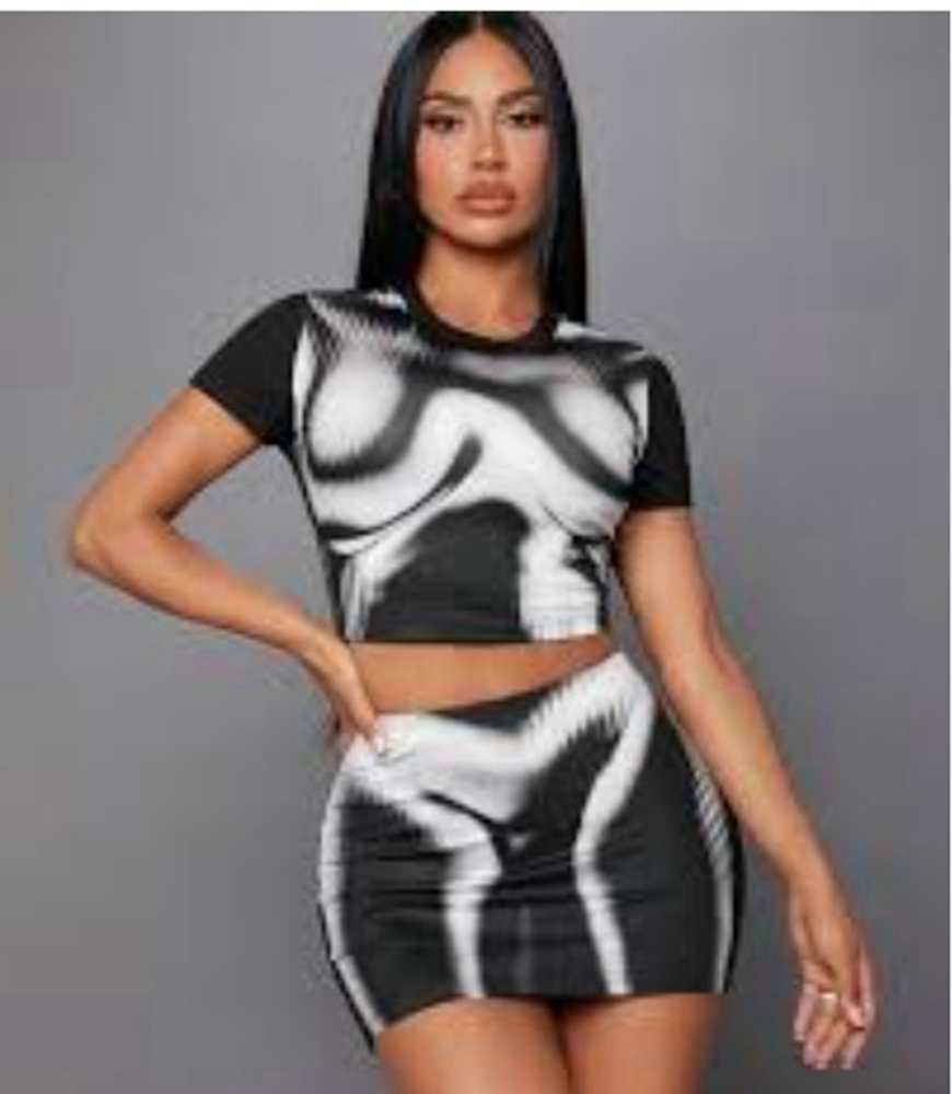 أنيق سيدة التعادل صبغ مطبوعة ا - مراجعة Tie Dye Two Piece وسعره