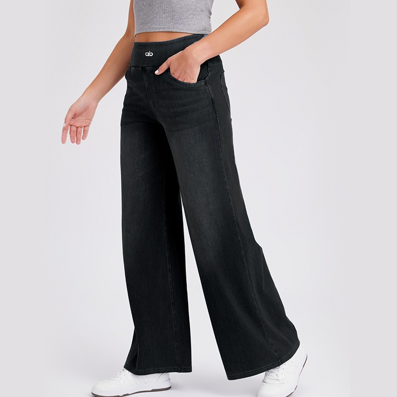 بنطلون جينز نسائي بخصر عالٍ وس - مراجعة Mom Jeans Women وسعره