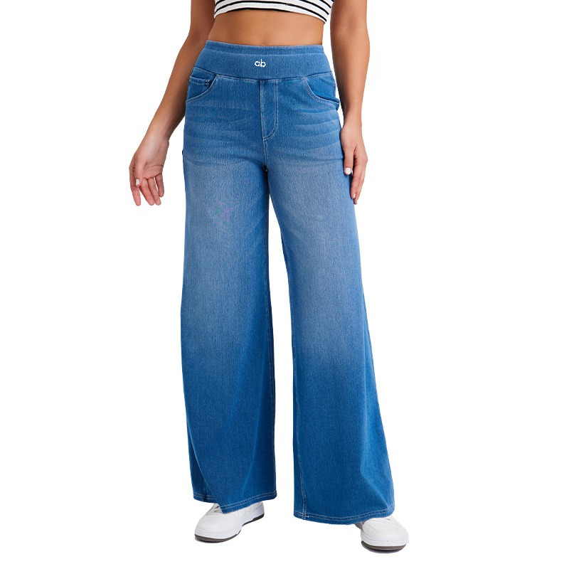 بنطلون جينز نسائي بخصر عالٍ وس - مراجعة Mom Jeans Women وسعره