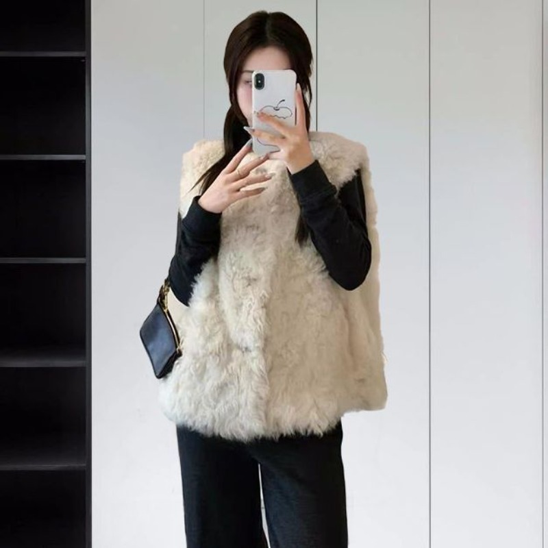 سترة نسائية جديدة من الفرو الص - مراجعة Sherpa Coat Women وسعره